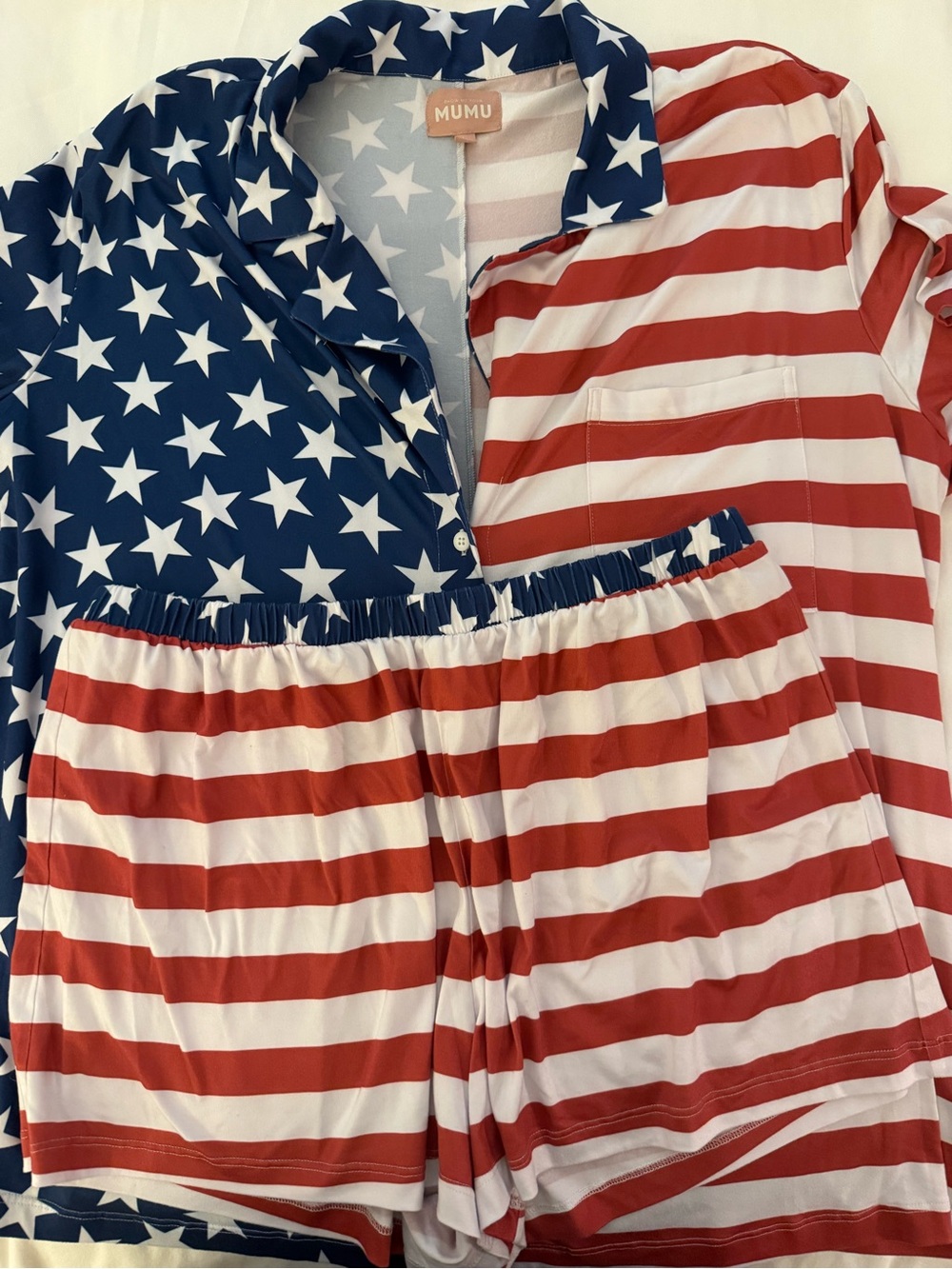 Show Me Your Mumu flag PJs